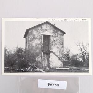 Old Bolivar Jail (1825) West Virginia B&W Photo Postcard 1950s? Unposted
